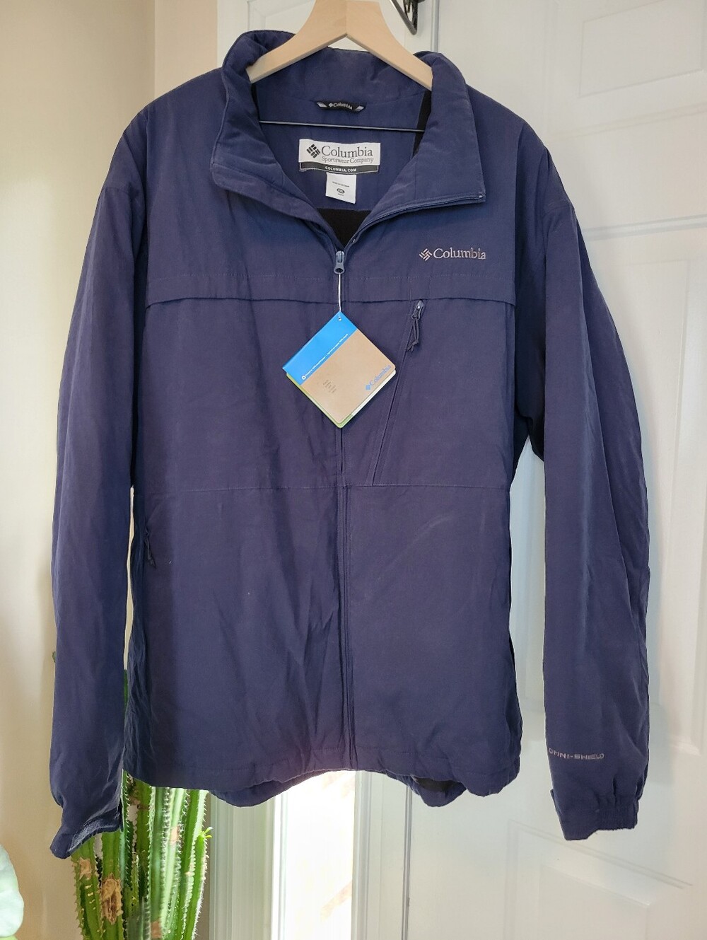 NWT Columbia Venture Creek Omni-Shield Blue Winter Coat, Size Mens‎ XXL